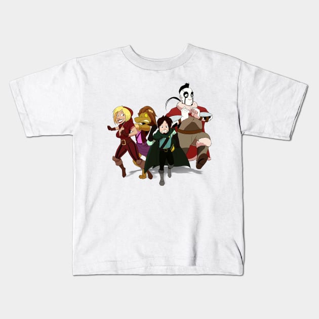 Run Away! Kids T-Shirt by Omniverse / The Nerdy Show Network